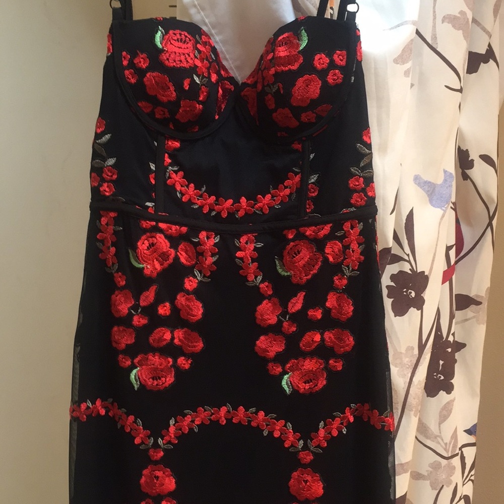 Nasty Gal Sworn to Secrecy embroidered dress - Picture 4 of 8